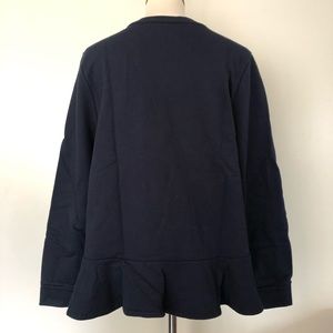 Banana Republic Tops - Banana Republic Ruffle Back Sweatshirt Banana Republic Tops - Banana Republic Ruffle Back Sweatshirt